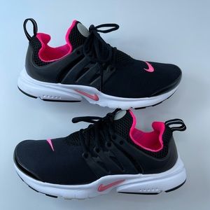 Nike Presto Black/Hyper Pink Youth Shoes Sz 4Y